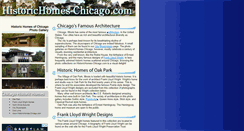 Desktop Screenshot of historichomes-chicago.com