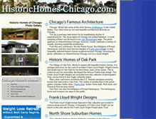 Tablet Screenshot of historichomes-chicago.com